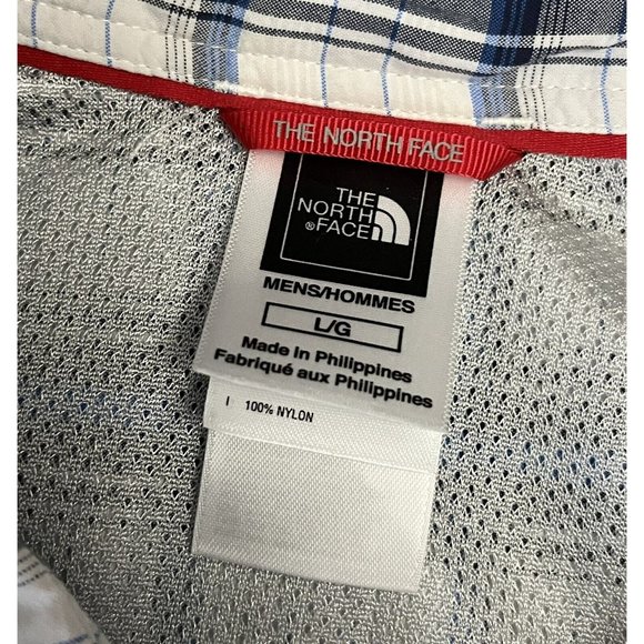 The North Face Button Down Short Sleeve Plaid Shirt Large Vented - Picture 5 of 9